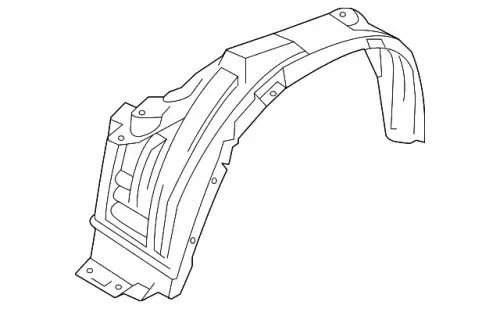 Подкрылок MITSUBISHI 5370B959