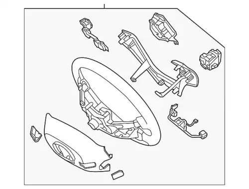 рулевое колесо 561003N700RB4AS HYUNDAI