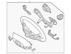 Рулевое колесо HYUNDAI / KIA 561003N700RD4AS