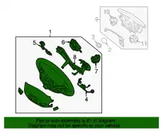 Рулевое колесо HYUNDAI / KIA 561003N700RD4AS