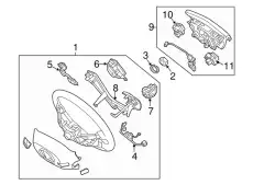 Рулевое колесо HYUNDAI / KIA 561003N700RD4AS
