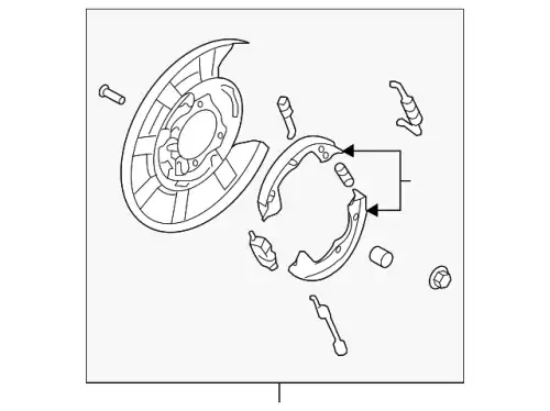 тормозной механизм 58250D2000 HYUNDAI