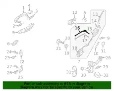 тросик замка двери 81491D2000 HYUNDAI