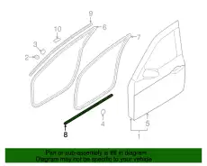 Ручка двери HYUNDAI / KIA 821703M000