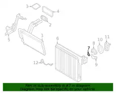 уплотнительное кольцо отопителя 971414H900 HYUNDAI