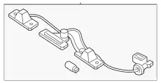 Фонарь габаритный HYUNDAI / KIA 92501B8510
