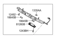 Фонарь габаритный HYUNDAI / KIA 925013M000