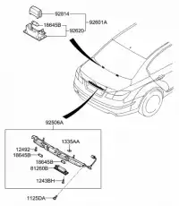 Фонарь габаритный HYUNDAI / KIA 925013M000
