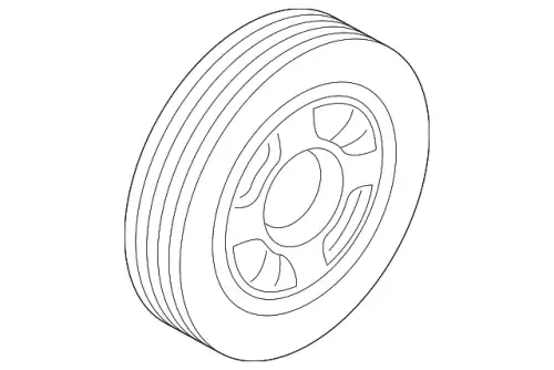 шкив коленвала 231243LTA0 HYUNDAI