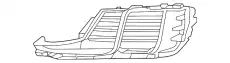 GRILL 8S0807684 9B9 VAG