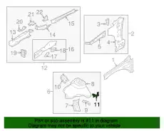 BRACKET 5Q0823402 VAG