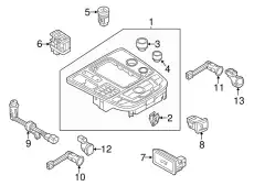  4G0919309C ШТЕПСЕЛЬНЫЙ РАЗЪЕМ VAG