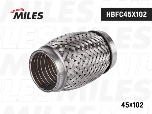 Гофра глушителя MILES HBFC45X102 L= d=