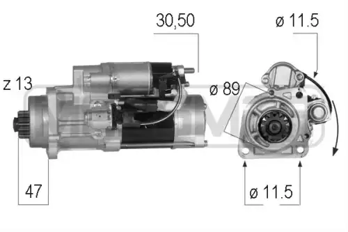 Стартер MESSMER 220566