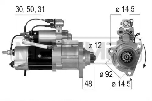 Стартер MESSMER 220573