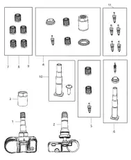 Датчик давления в шине 56029465AB CHRYSLER