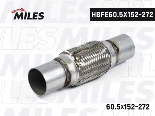 Гофра глушителя MILES HBFE60.5X152-272 L= d=