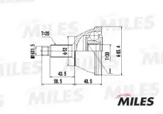 ШРУС наружный MILES GA20413