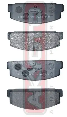 Тормозные колодки дисковые ASVA AKD1076
