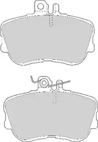 Тормозные колодки дисковые DURON DBP220854