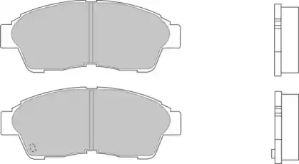 Тормозные колодки дисковые DURON DBP370867