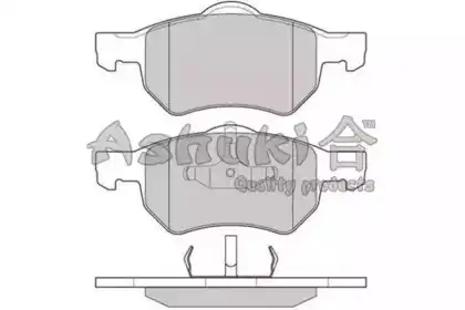 Тормозные колодки дисковые ASHUKI US104204