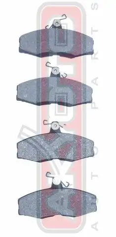 Тормозные колодки дисковые ASVA AKD1039