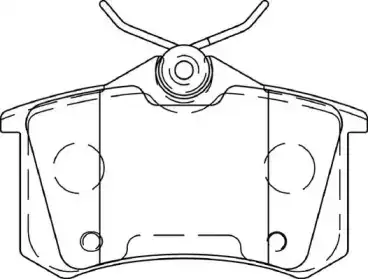 Тормозные колодки DBP344260 DURON