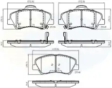 Тормозные колодки дисковые COMLINE CBP32040