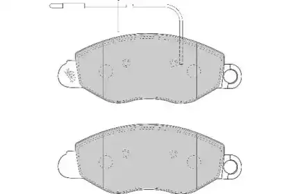 Тормозные колодки дисковые DURON DBP331616