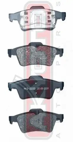 Тормозные колодки дисковые ASVA AKD2220
