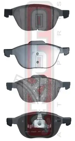 Тормозные колодки дисковые ASVA AKD-0365