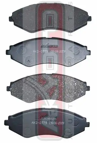 Тормозные колодки дисковые ASVA AKD-0779