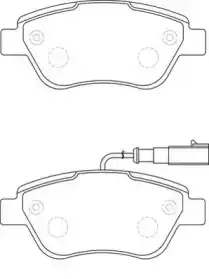 Тормозные колодки дисковые DURON DBP231946