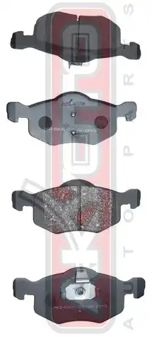Тормозные колодки дисковые ASVA AKD5805