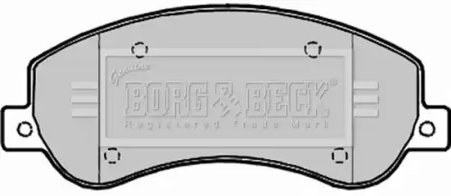 Тормозные колодки дисковые BORG&BECK BBP1964
