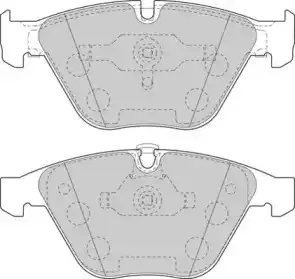Тормозные колодки DBP211628 DURON