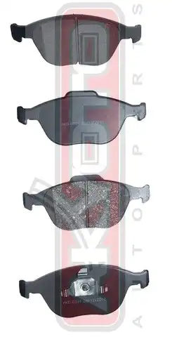 Тормозные колодки дисковые ASVA AKD0337
