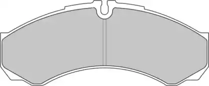 Тормозные колодки дисковые DURON DBP291315