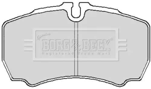 Тормозные колодки дисковые BORG&BECK BBP1863
