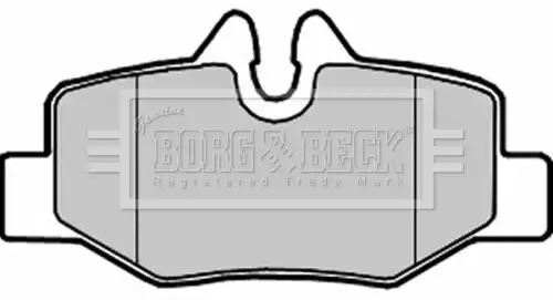 Тормозные колодки дисковые BORG&BECK BBP1958