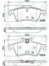 Тормозные колодки дисковые COMLINE CBP02198
