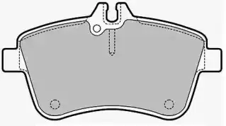 Тормозные колодки дисковые DURON DBP221750
