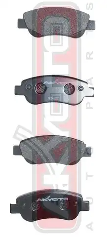 Тормозные колодки дисковые ASVA AKD1633