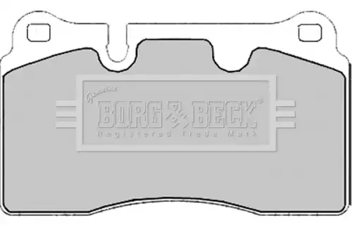 Тормозные колодки дисковые BORG&BECK BBP2175