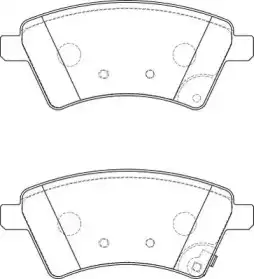 Тормозные колодки дисковые DURON DBP231875