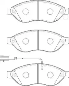 Тормозные колодки DBP231923 DURON