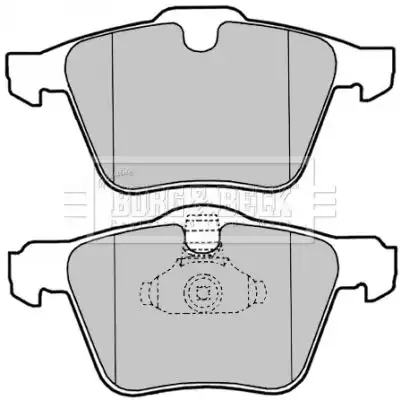 Тормозные колодки дисковые BORG&BECK BBP2022