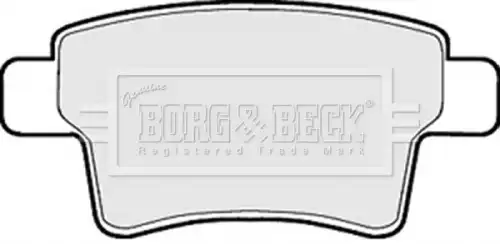 Тормозные колодки дисковые BORG&BECK BBP2029