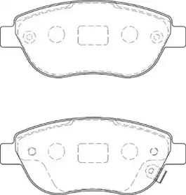 Тормозные колодки дисковые DURON DBP251919